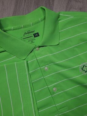 The Memorial Tournament Jack Nicklaus Performance 18 Golf Polo Shirt Mens Xl